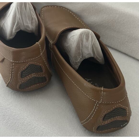 Sperry Wave Driver Venetian Loafer Tan Leather Mens 10.5 Preppy Comfort - Picture 4 of 8